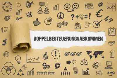 Schriftzug Doppelbesteuerungsabkommen